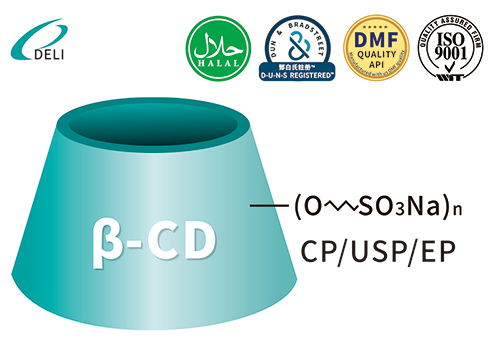 CAS 182410-00-0 Sulfobutyl Beta Cyclodextrin Эфирные соли натрия