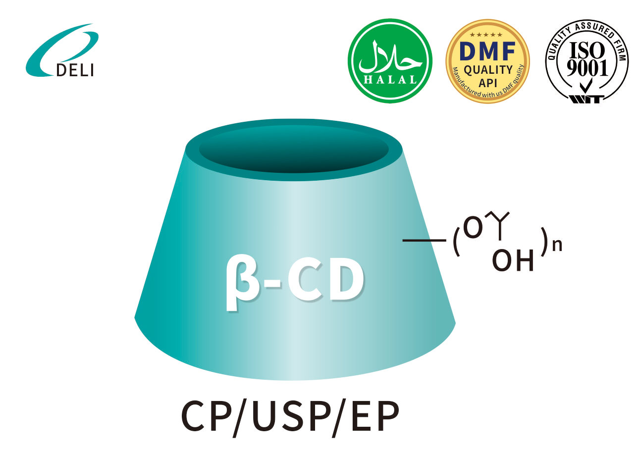 Deli Biochemical Hydroxypropyl -Betadex Powder USP и EP Grade